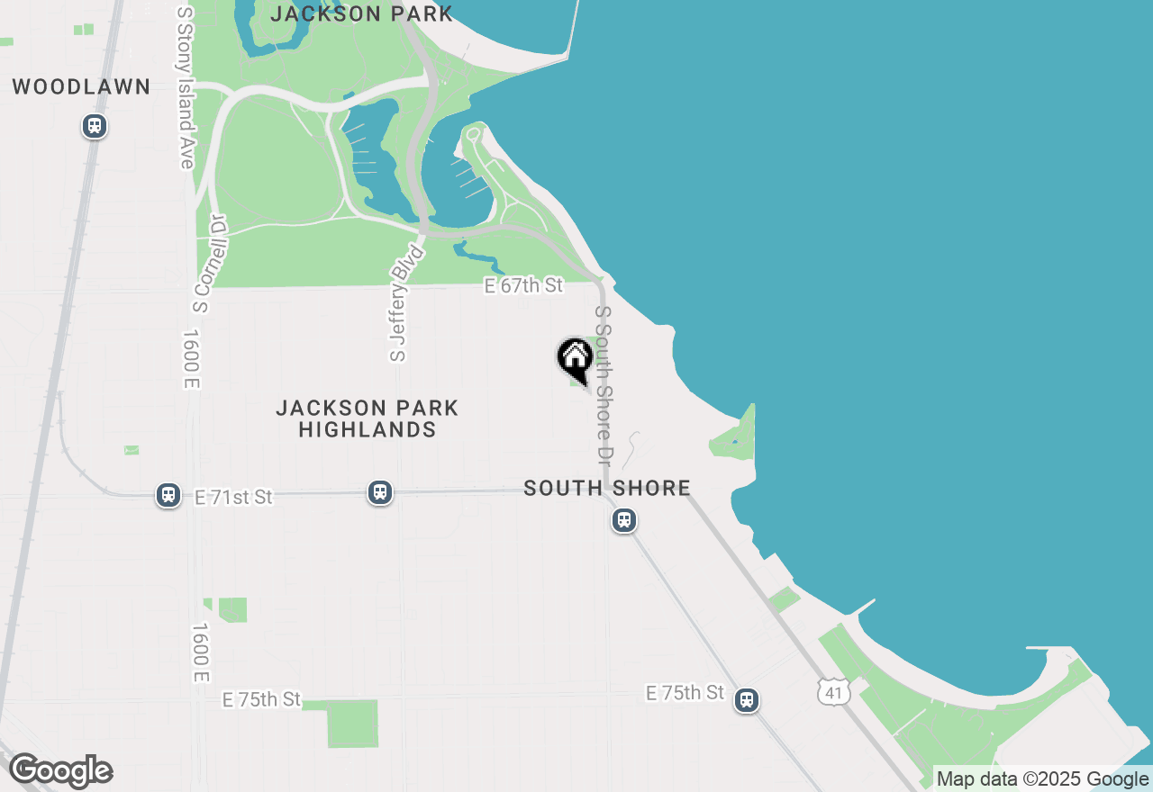 Map of 6901 S Oglesby Avenue #2A, Chicago, IL 60649