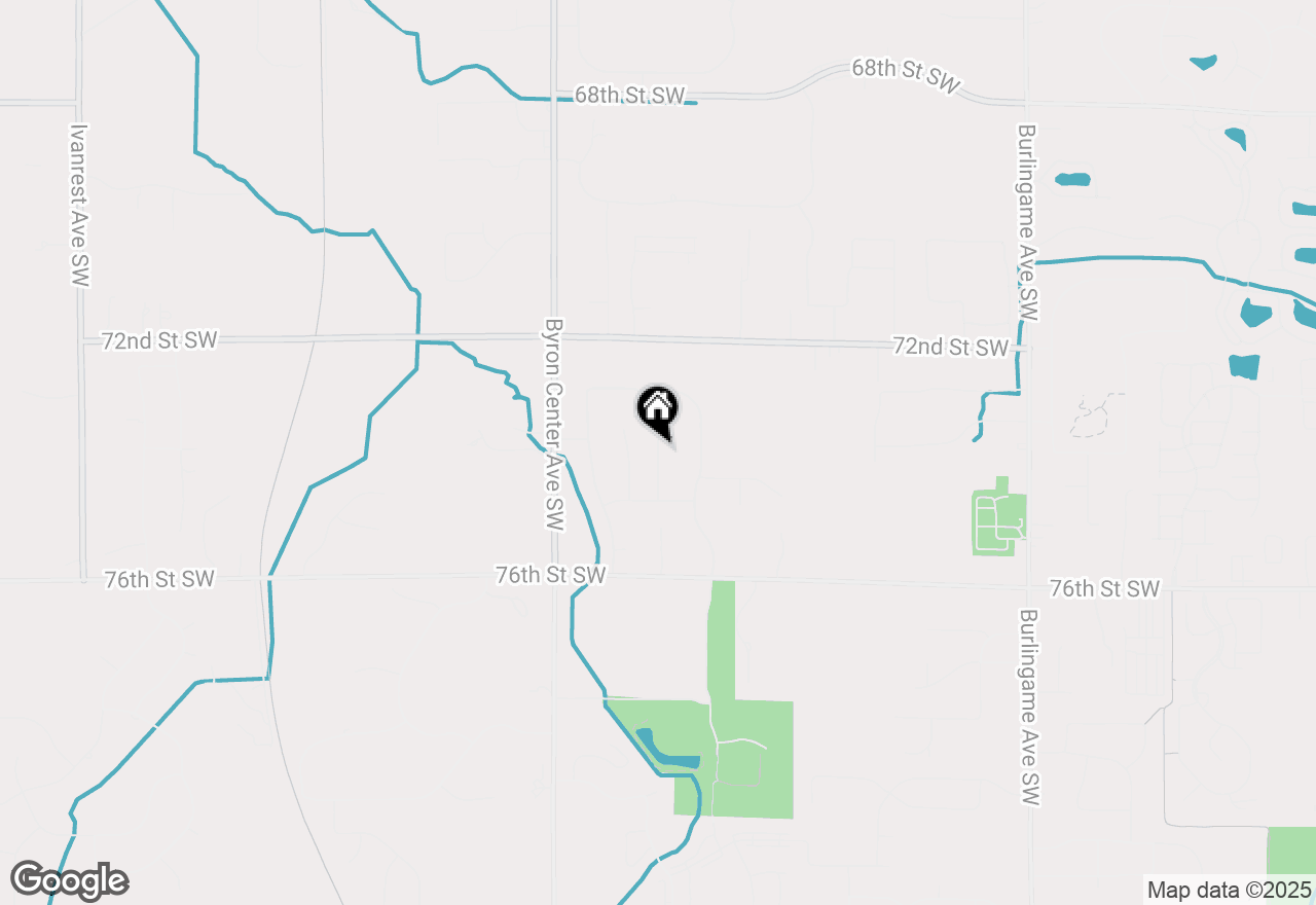 Map of 7457 Whistle Ridge, Byron Center, MI 49315