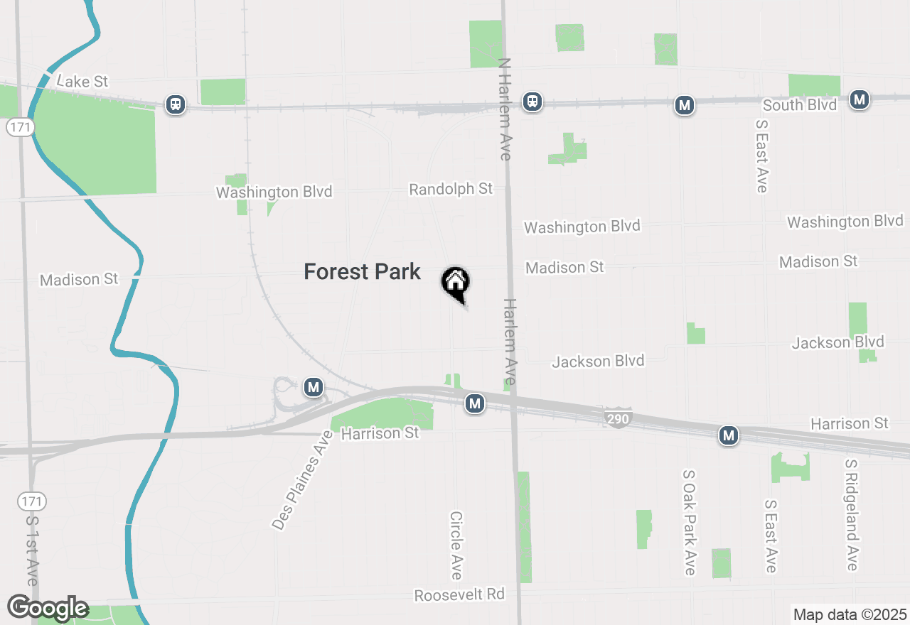 Map of 500 Circle Avenue, Forest Park, IL 60130