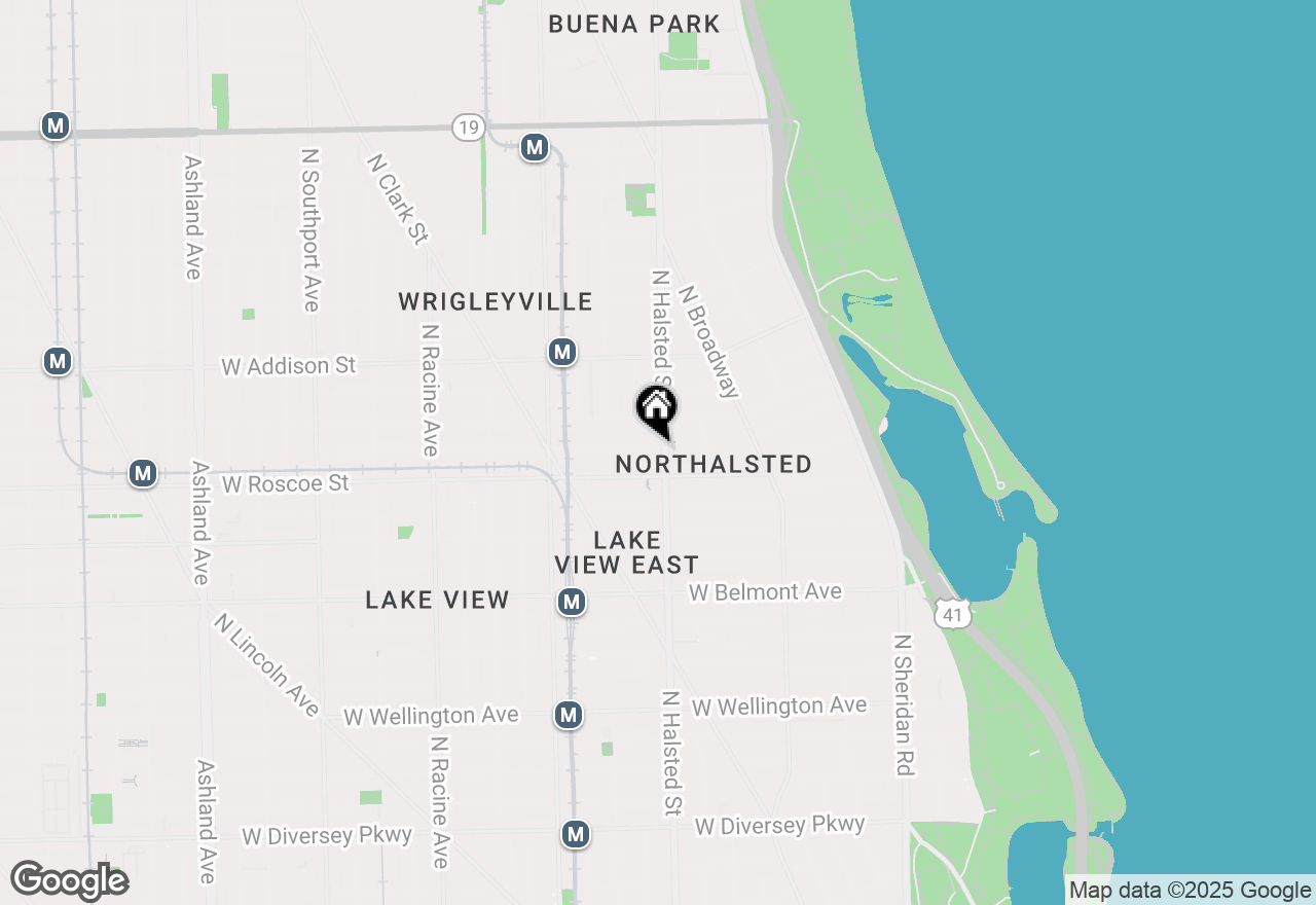 Map of 803 W Newport Avenue #3W, Chicago, IL 60657