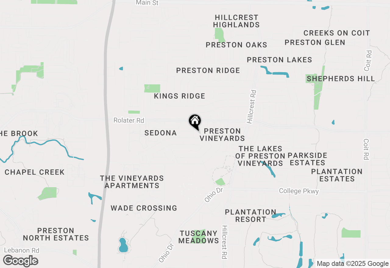 Map of 7101 Sonoma Valley Drive, Frisco, TX 75035