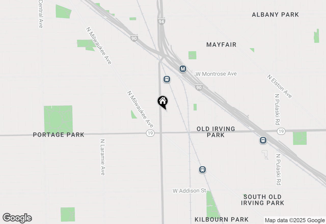 Map of 4117 N Cicero Avenue, Chicago, IL 60641