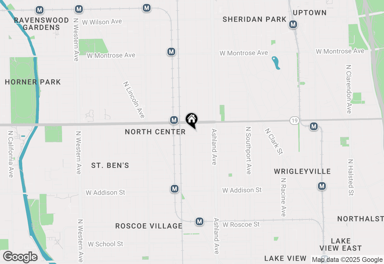 Map of 3925 N Hermitage Avenue, Chicago, IL 60613