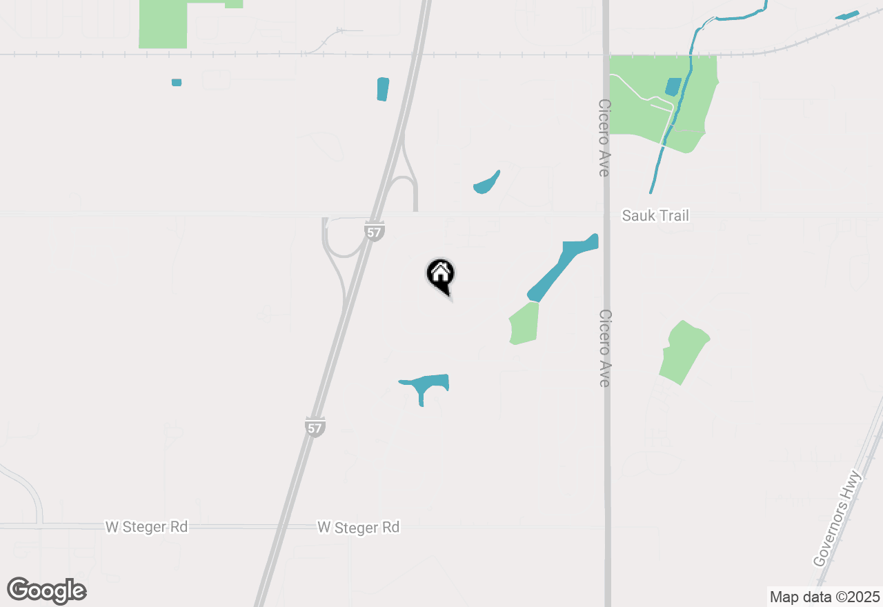 Map of 5221 Keith Drive, Richton Park, IL 60471