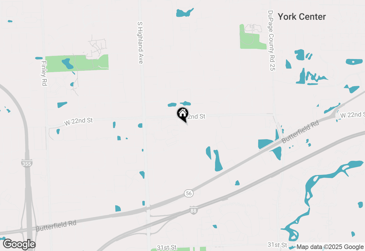 Map of 2201 S Grace Street #604, Lombard, IL 60148