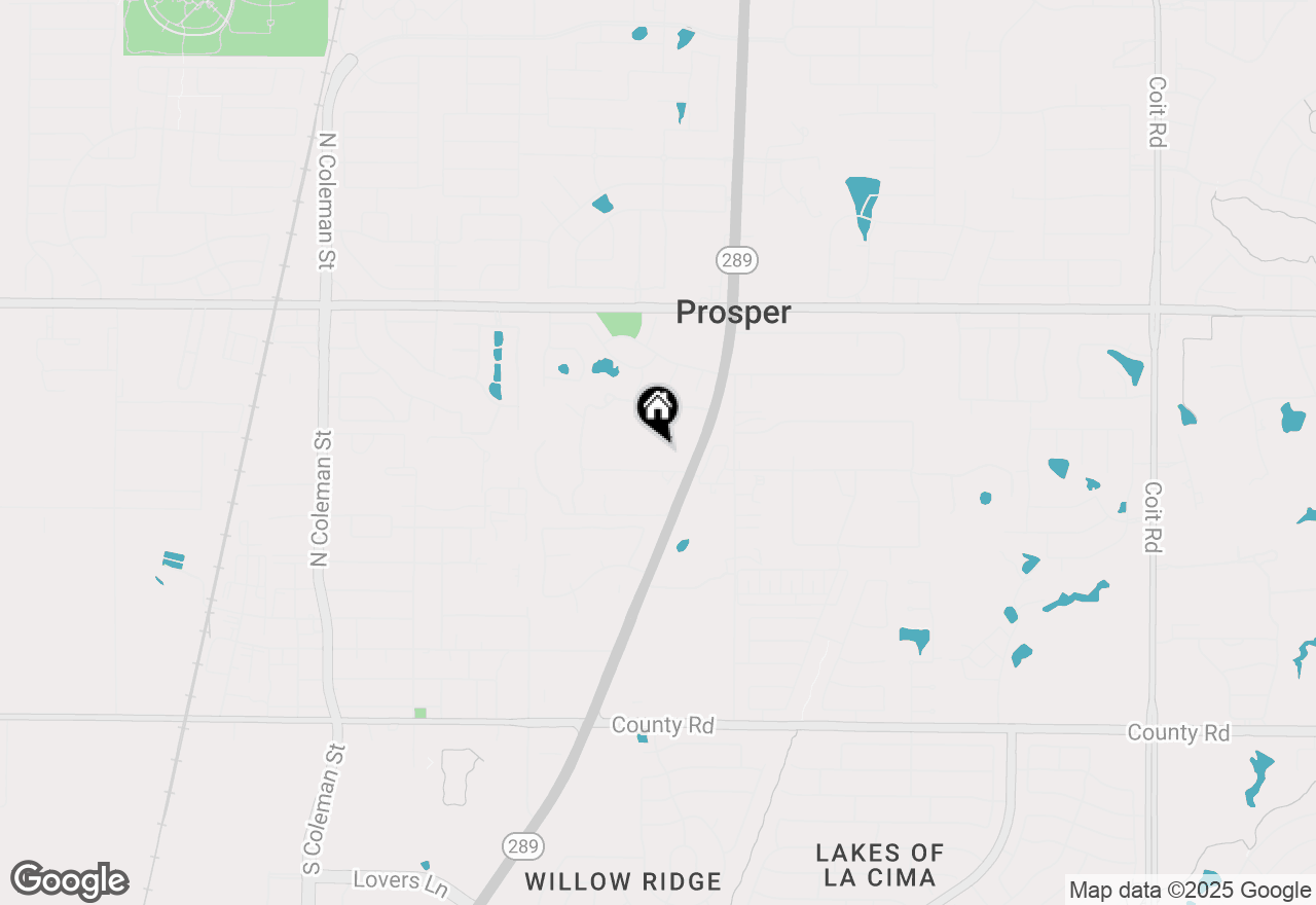 Map of 1191 Pasewark Circle, Prosper, TX 75078