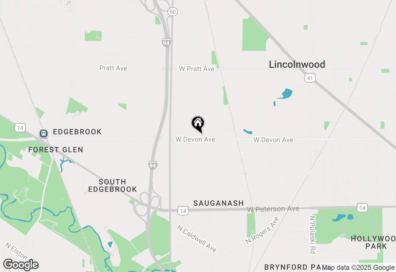 Map of 6401 N Knox Avenue, Lincolnwood, IL 60712