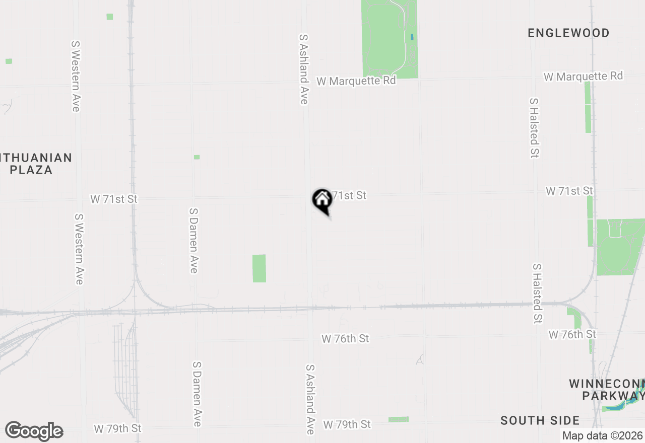 Map of 1508 W 72nd Street, Chicago, IL 60636