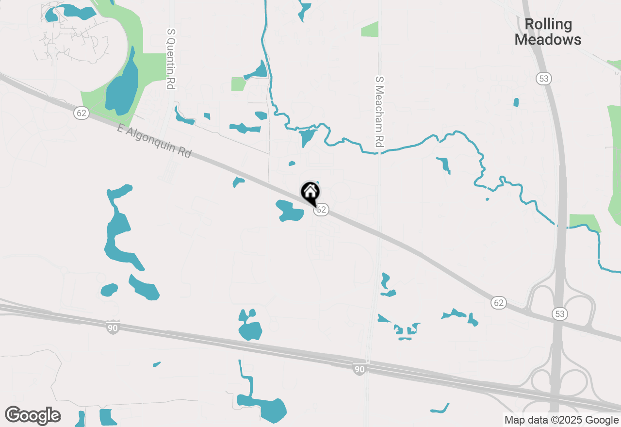 Map of 2347 Parkside Drive, Schaumburg, IL 60173