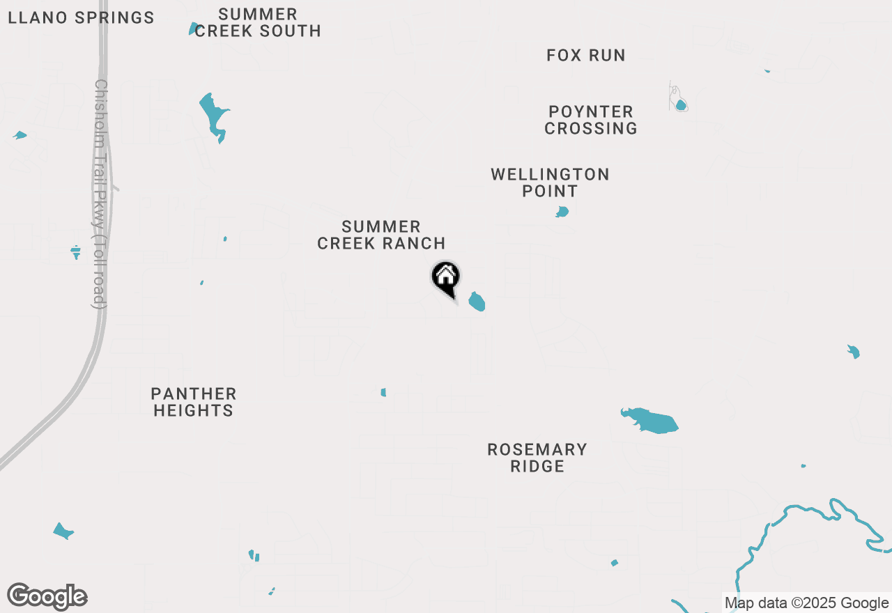 Map of 9625 Catclaw Terrace, Fort Worth, TX 76036