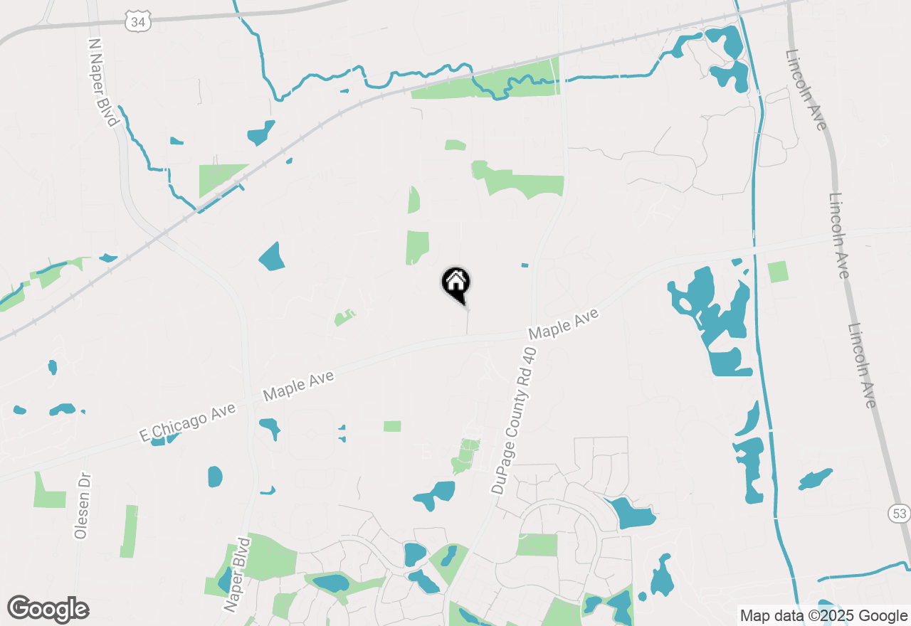 Map of 5659 Cascade Drive, Lisle, IL 60532