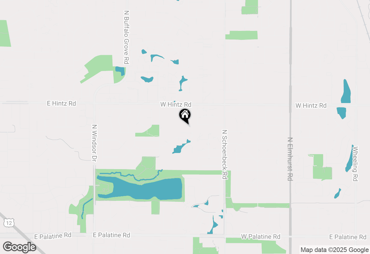 Map of 1475 Ginger Woods Court #2-4, Wheeling, IL 60090