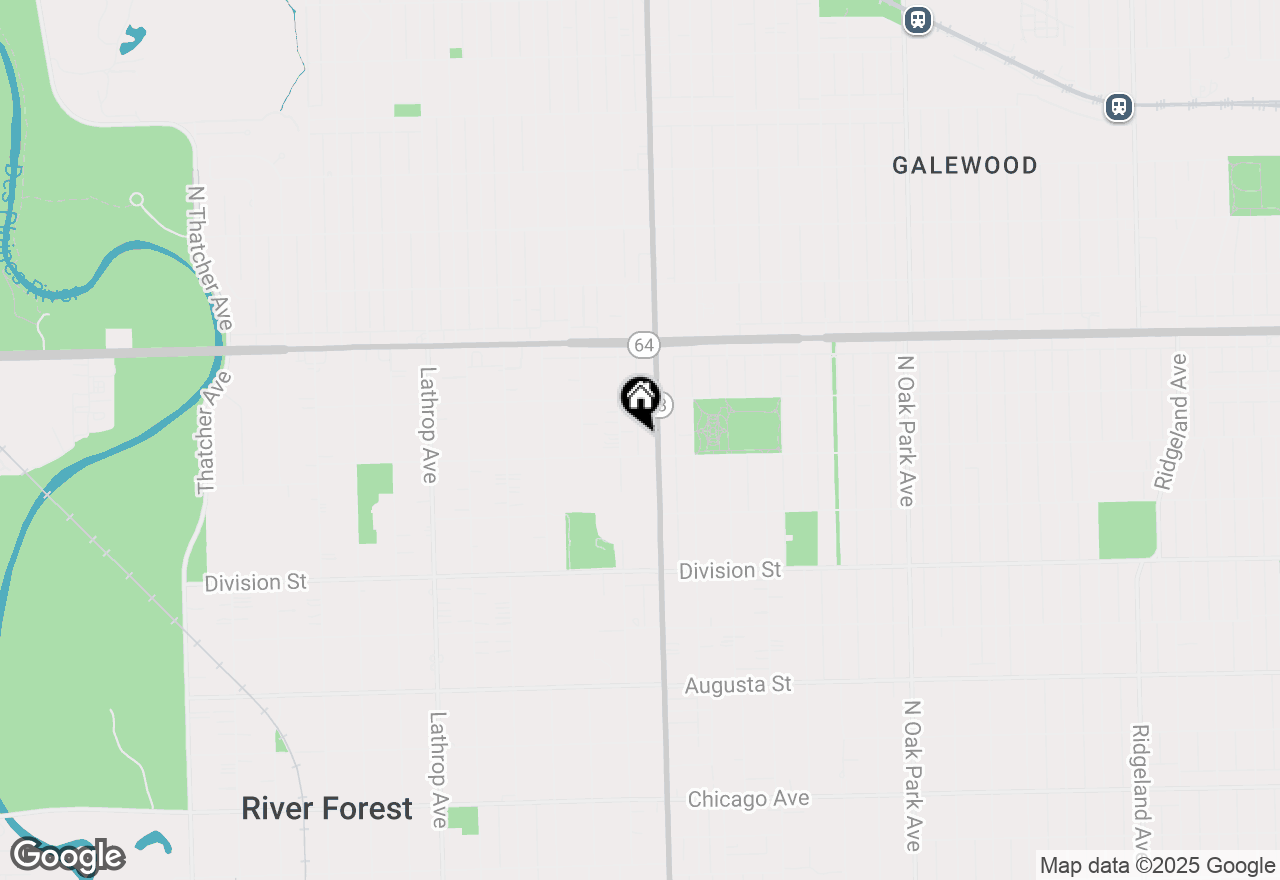 Map of 1410 N Harlem Avenue #C, River Forest, IL 60305