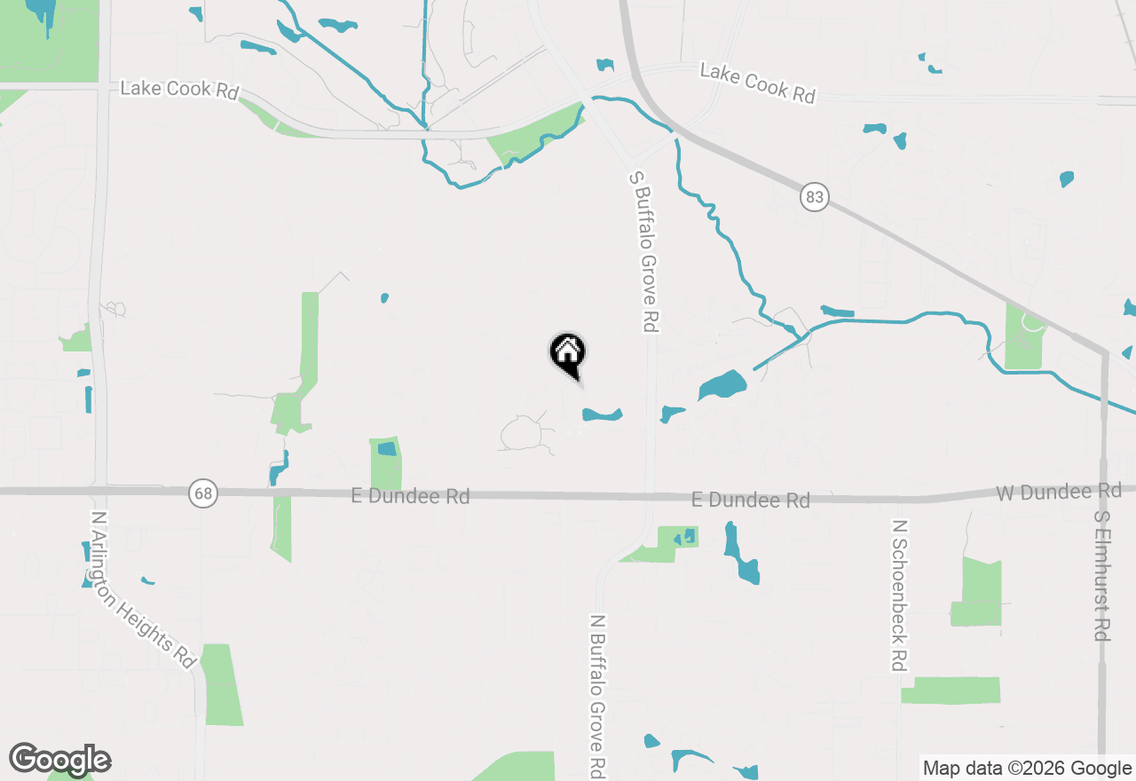 Map of 171 Old Oak Court W, Buffalo Grove, IL 60089