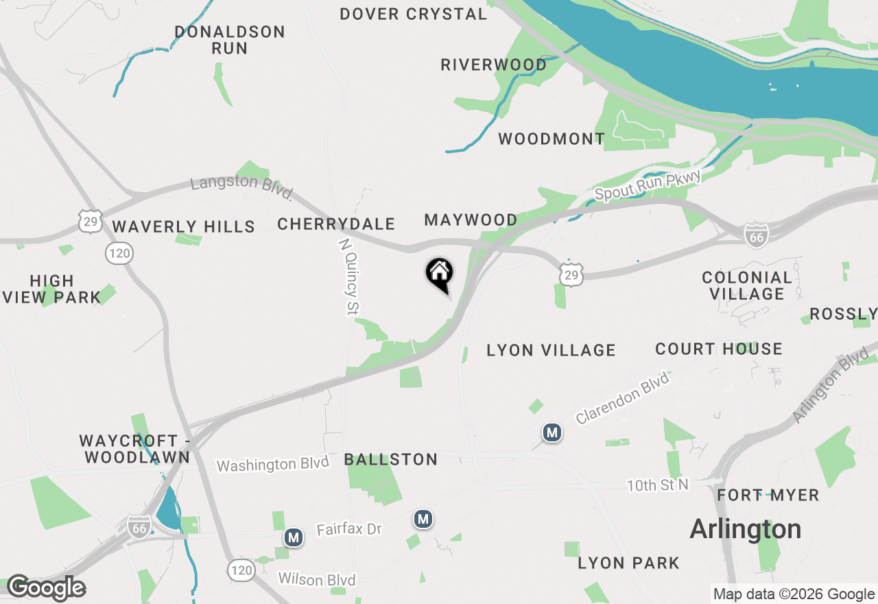 Map of 1816 N Kenmore Street, Arlington, VA 22207