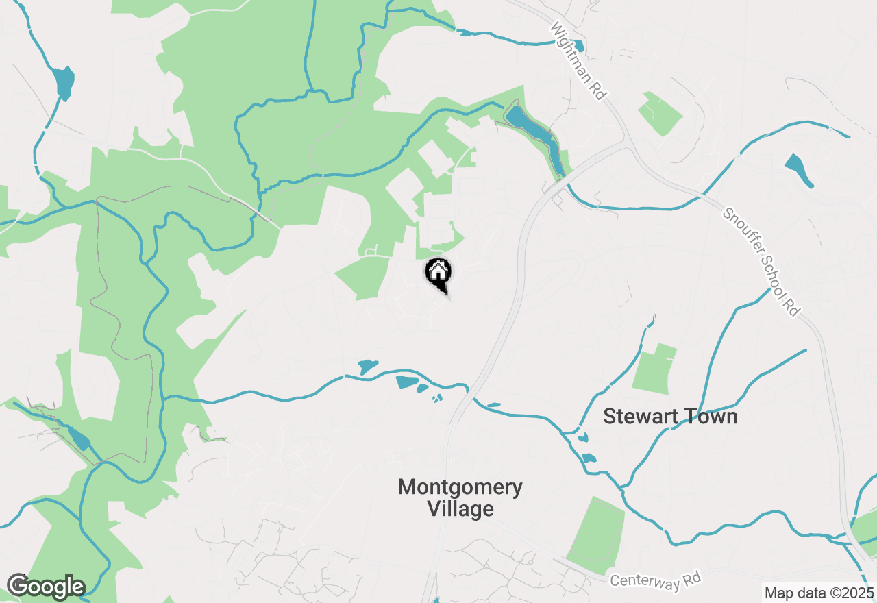Map of 9836 Dellcastle Road, Montgomery Village, MD 20886