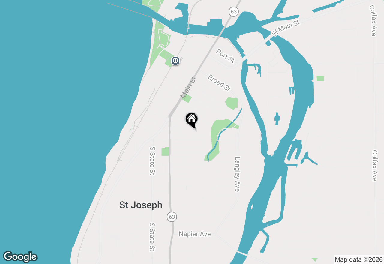 Map of 1008 Wayne Street, St. Joseph, MI 49085