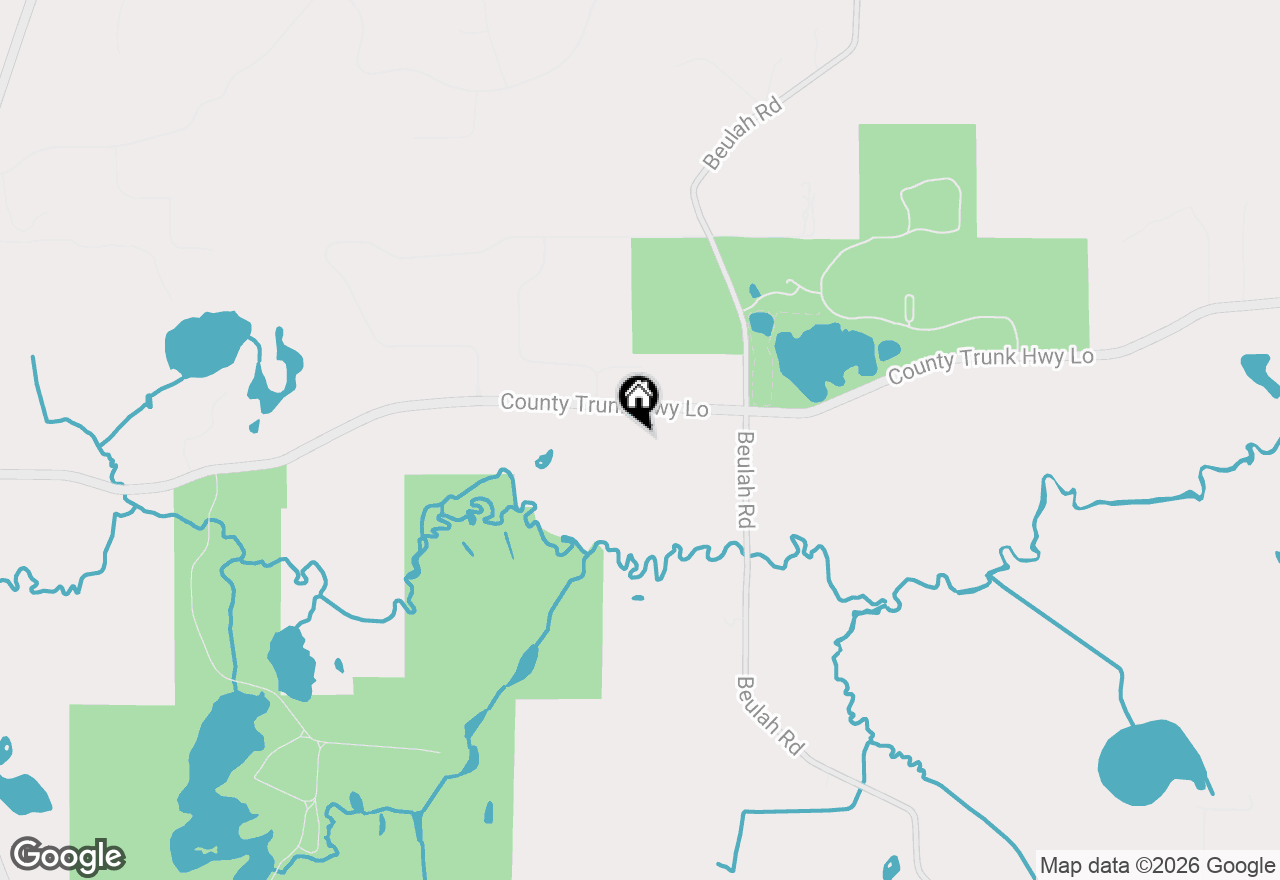 Map of S102W32709 County Road Lo, Mukwonago, WI 53149
