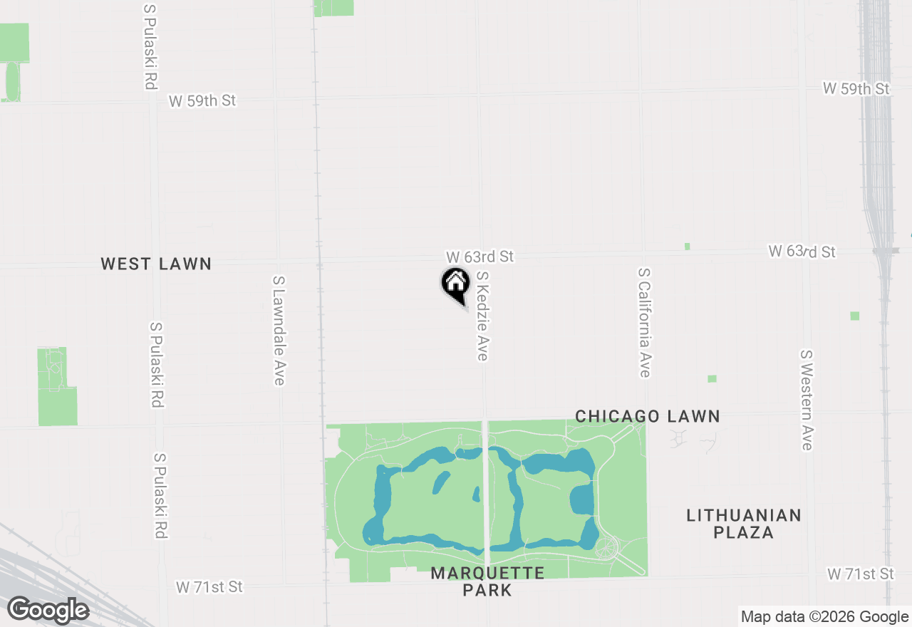 Map of 3240 W 64th Place, Chicago, IL 60629