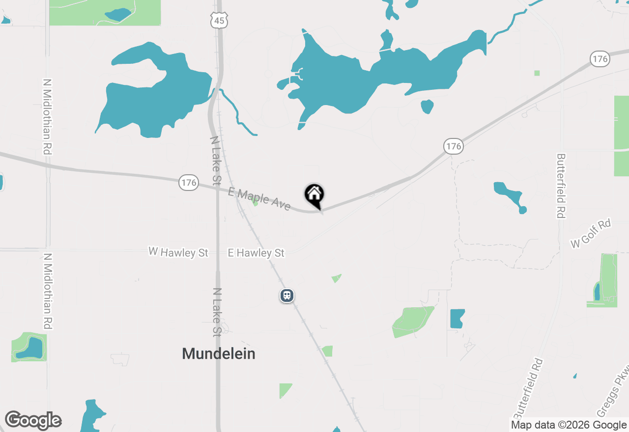 Map of 605 E Maple Avenue, Mundelein, IL 60060