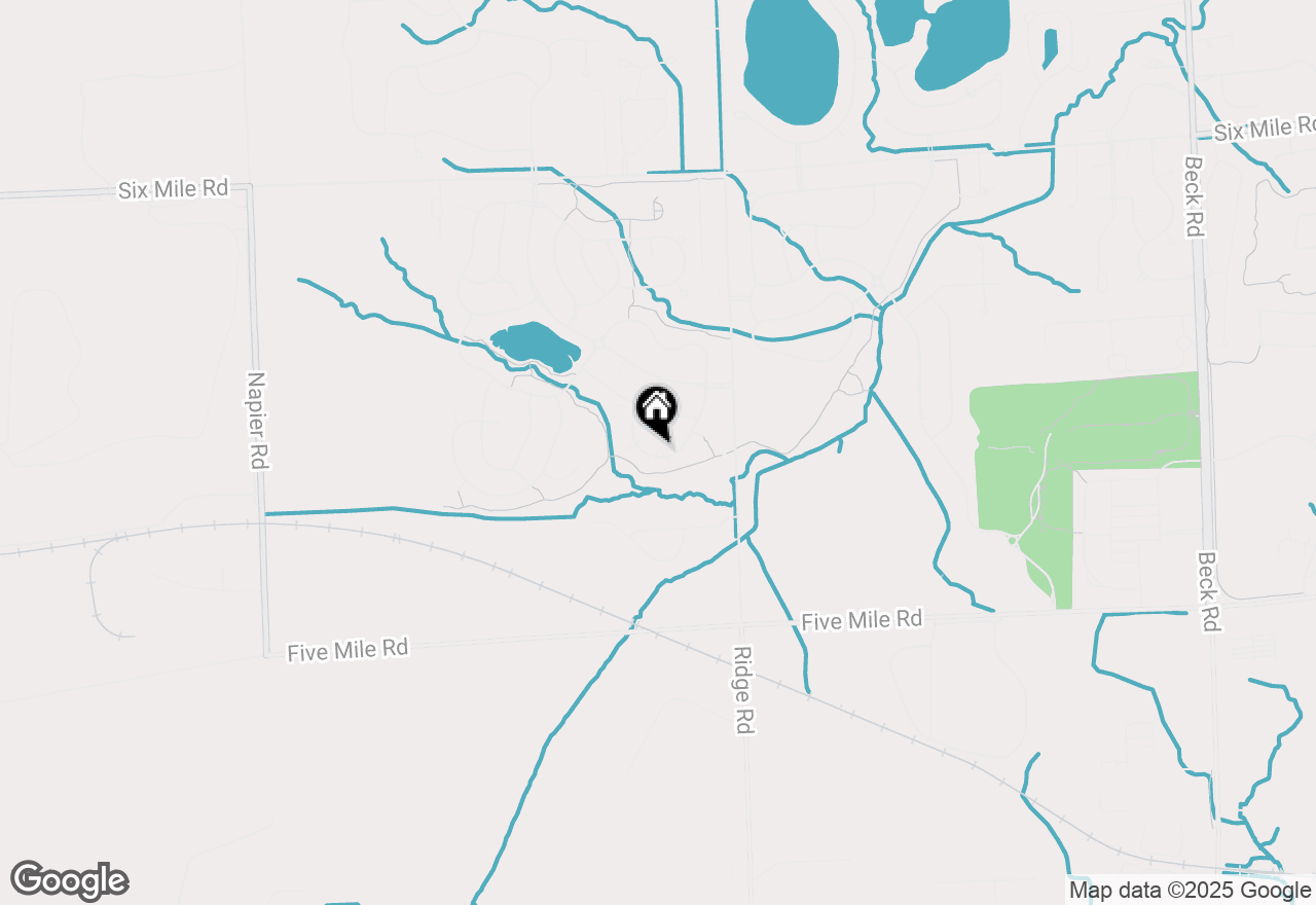 Map of 15970 Morningside Road, Northville, MI 48168