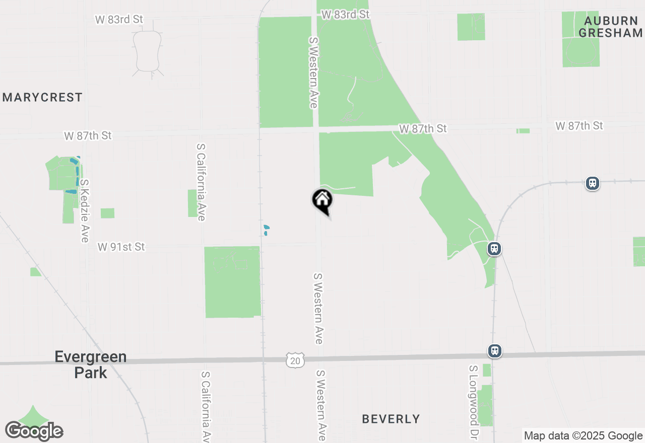 Map of 9011 S Western Avenue, Chicago, IL 60643