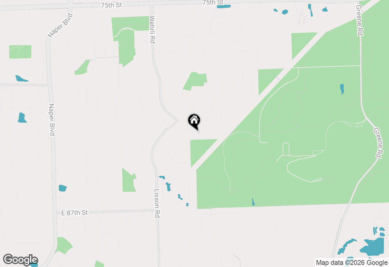 Map of 1801 Slippery Rock Court, Naperville, IL 60565