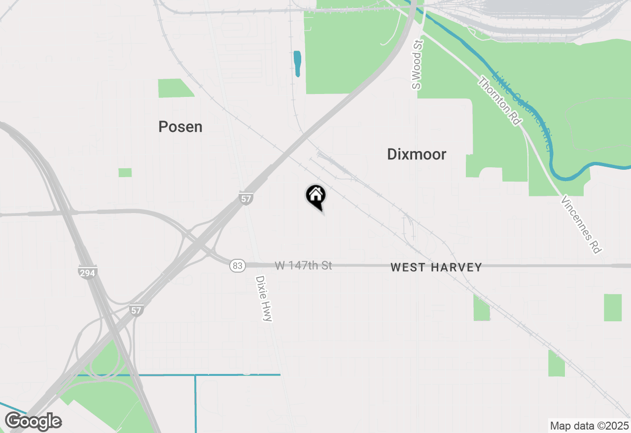 Map of 14510 Cooper Avenue, Dixmoor, IL 60426