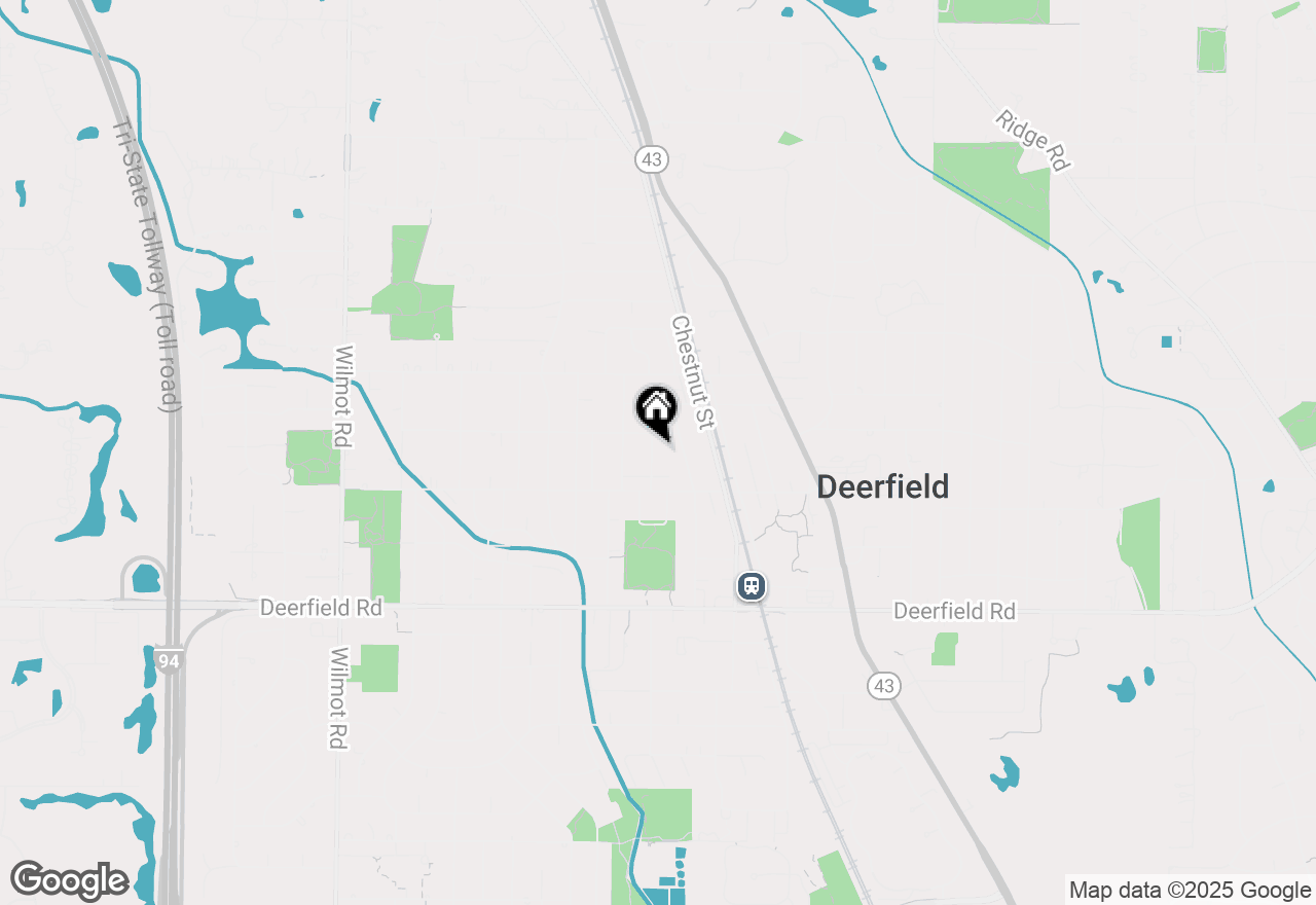 Map of 1041 Sheridan Avenue, Deerfield, IL 60015