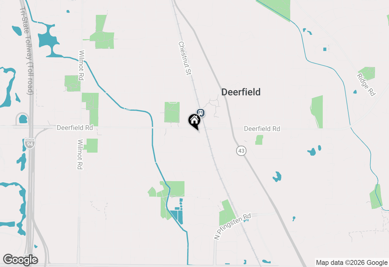 Map of 740 Chestnut Street #2, Deerfield, IL 60015