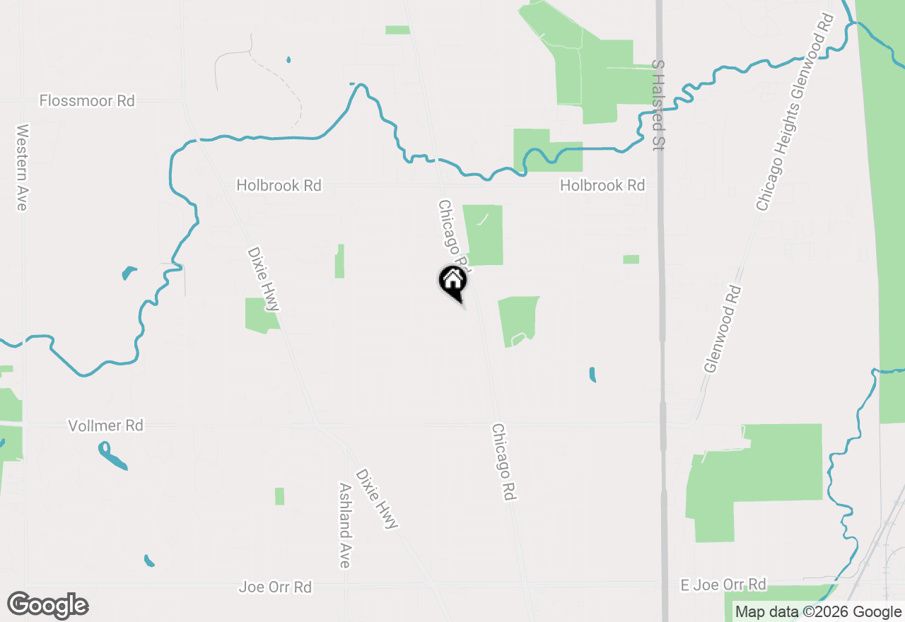 Map of 176 Craig Drive, Chicago Heights, IL 60411