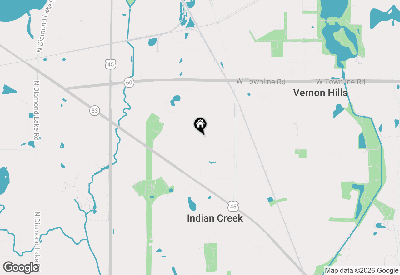 Map of 1325 Newport Street, Mundelein, IL 60060