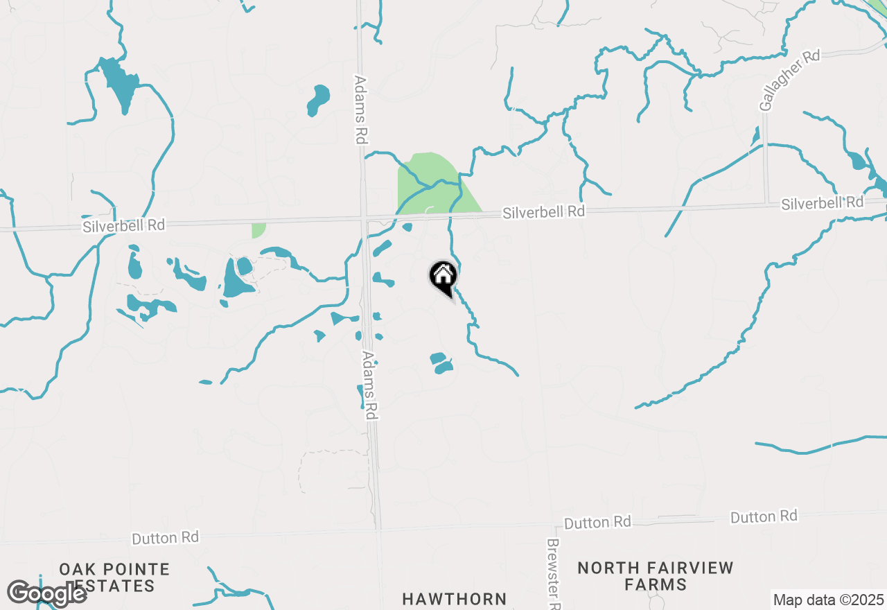 Map of 5353 Keswick Court, Rochester, MI 48306