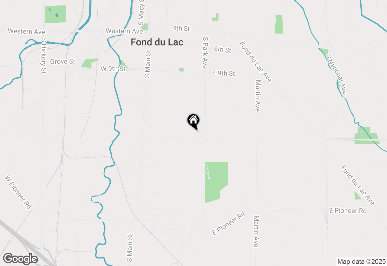 Map of 172 15th St, Fond Du Lac, WI 54935