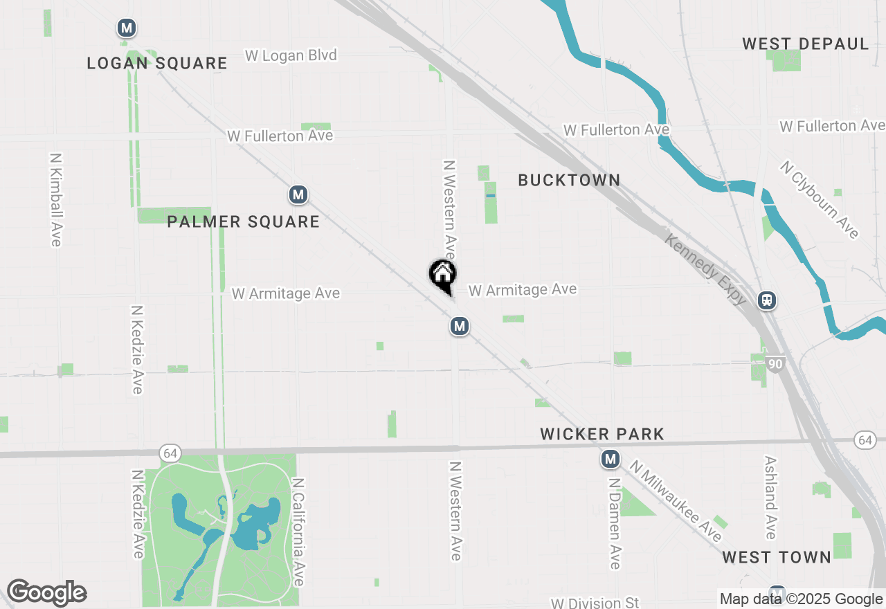 Map of 1964 N Milwaukee Avenue #507, Chicago, IL 60647