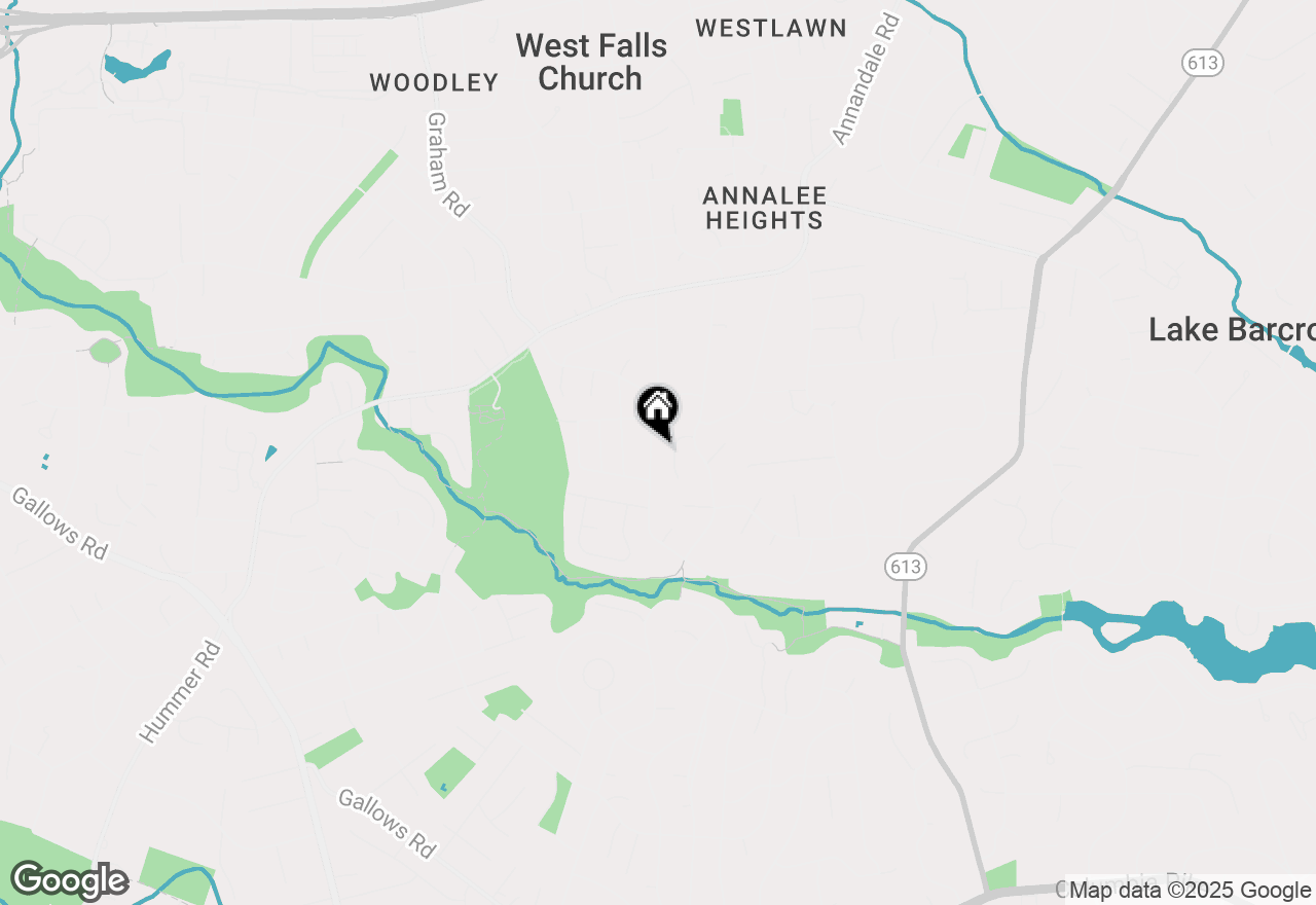 Map of 3409 Slade Run Drive, Falls Church, VA 22042