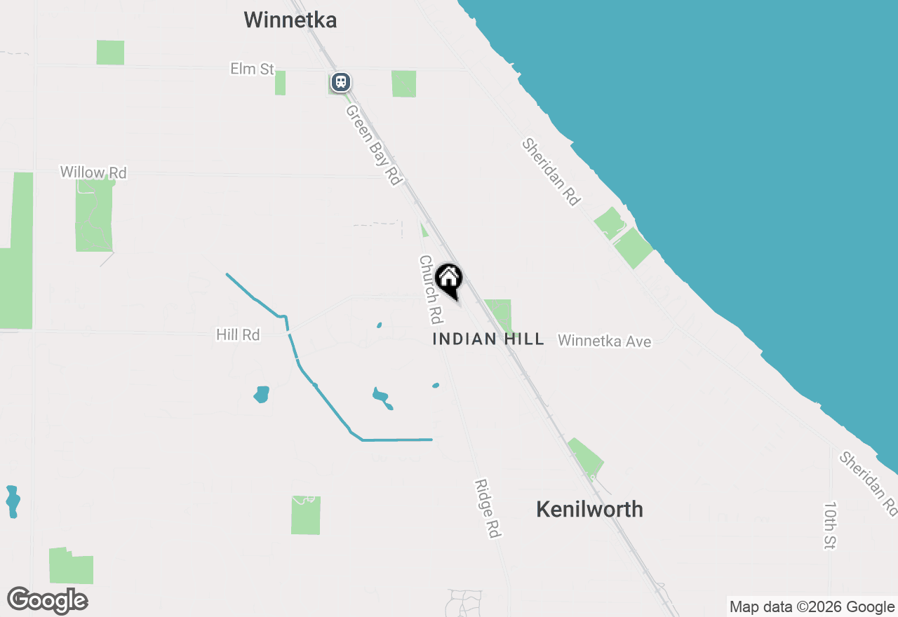 Map of 561 Hill Terrace #310, Winnetka, IL 60093
