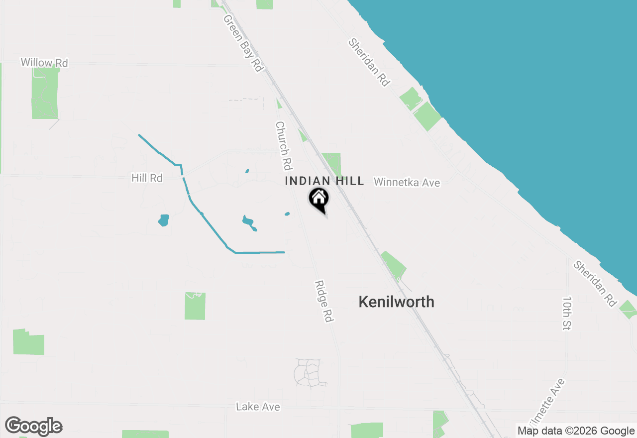 Map of 724 Maclean Avenue, Kenilworth, IL 60043