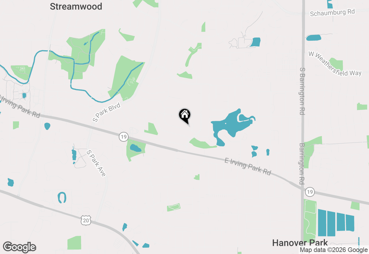 Map of 814 Oriole Drive, Streamwood, IL 60107