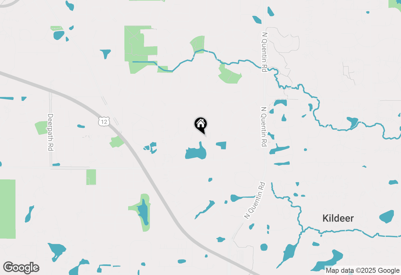 Map of 22199 W Thornridge Drive, Kildeer, IL 60047