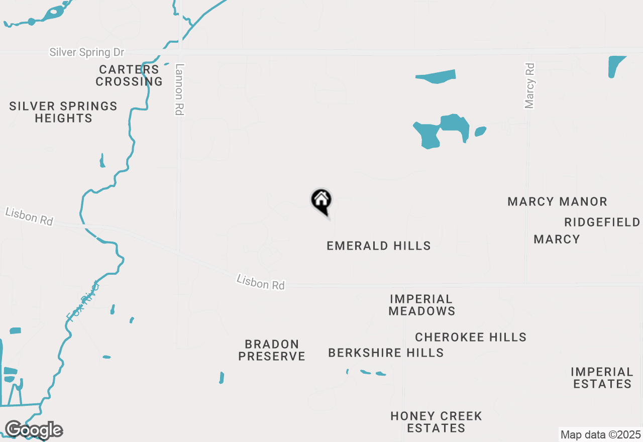 Map of W193N4980 Rosemary Rdg, Menomonee Falls, WI 53051