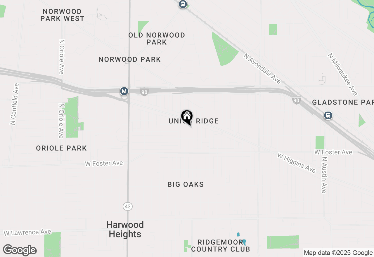 Map of 5335 N New England Avenue, Chicago, IL 60656