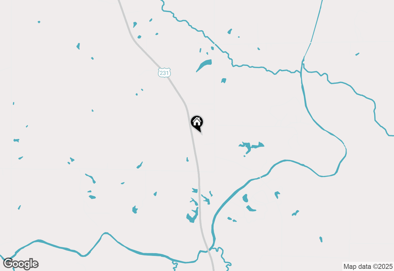 Map of 10756 N Us Hwy 231 Highway, Cloverdale, IN 46120