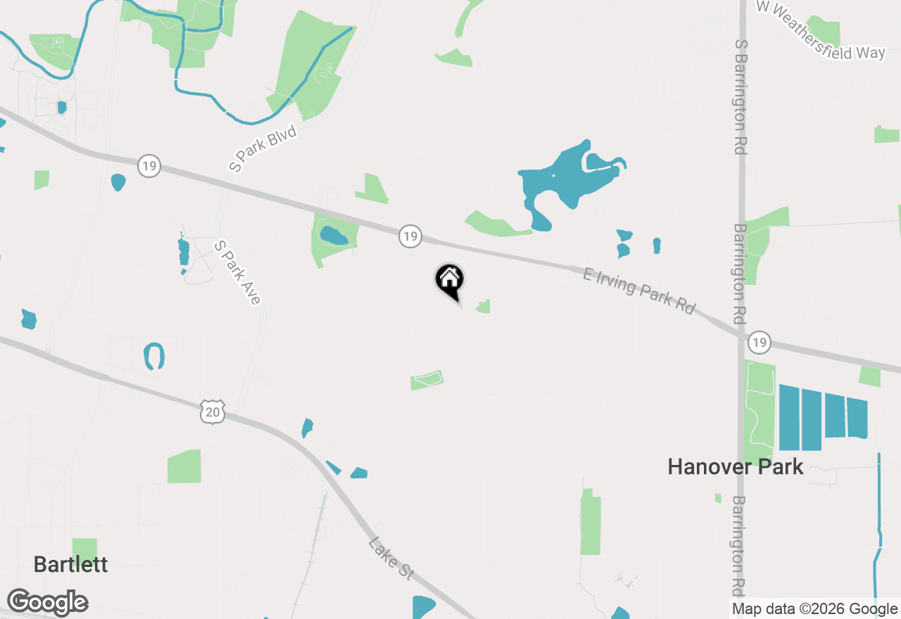 Map of 813 Krause Avenue, Streamwood, IL 60107