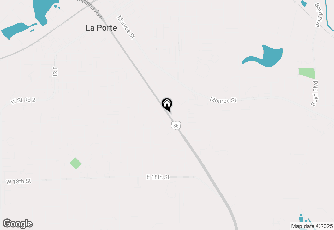 Map of 1800 Indiana Avenue, Laporte, IN 46350