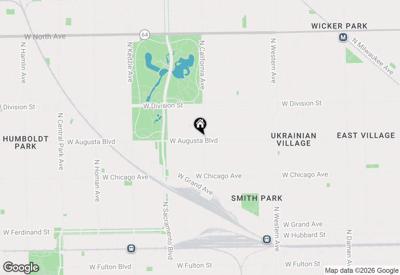 Map of 2808 W Augusta Bend #3, Chicago, IL 60622
