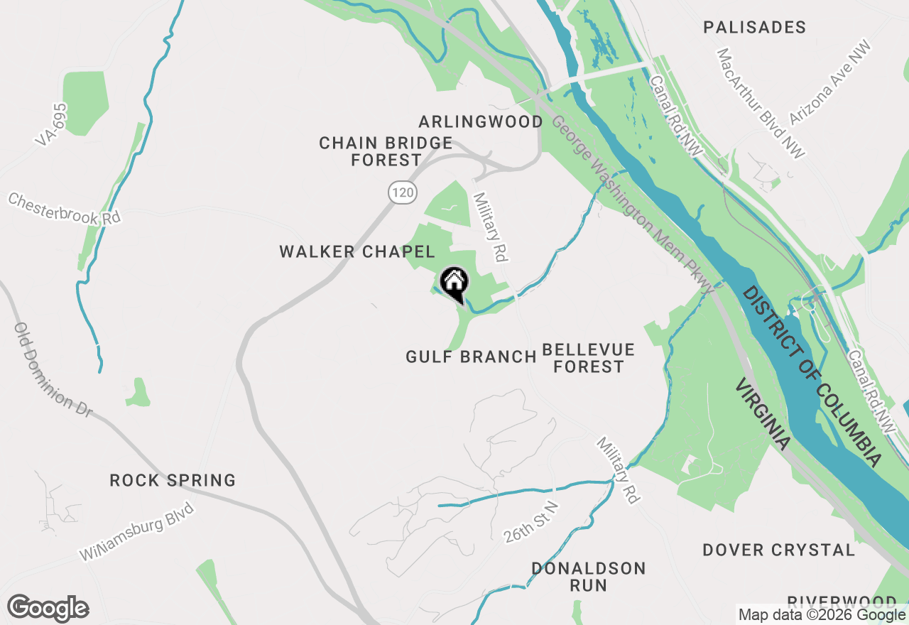 Map of 4301 37th Road N, Arlington, VA 22207