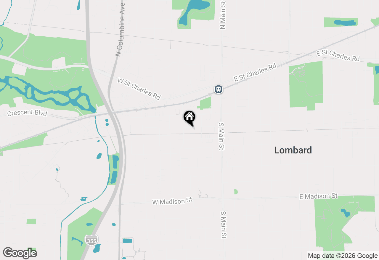 Map of 235 W Ash Street, Lombard, IL 60148