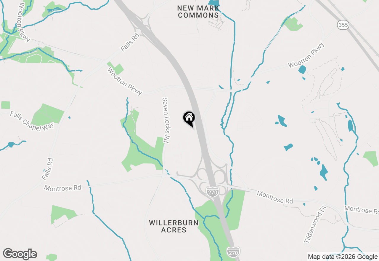 Map of 1121 Fortune Terrace #304, Potomac, MD 20854