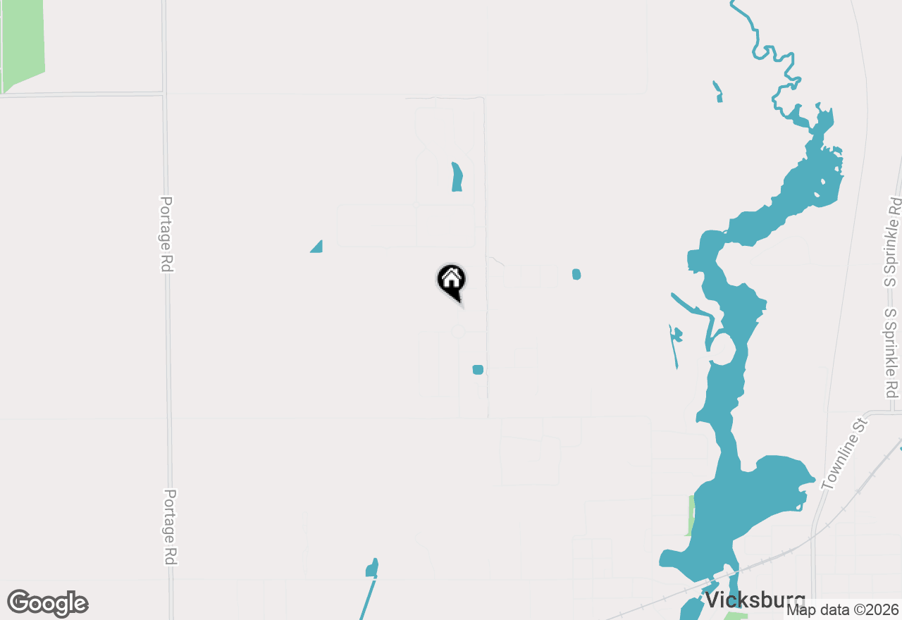 Map of 1264 Trillium Boulevard, Vicksburg, MI 49097